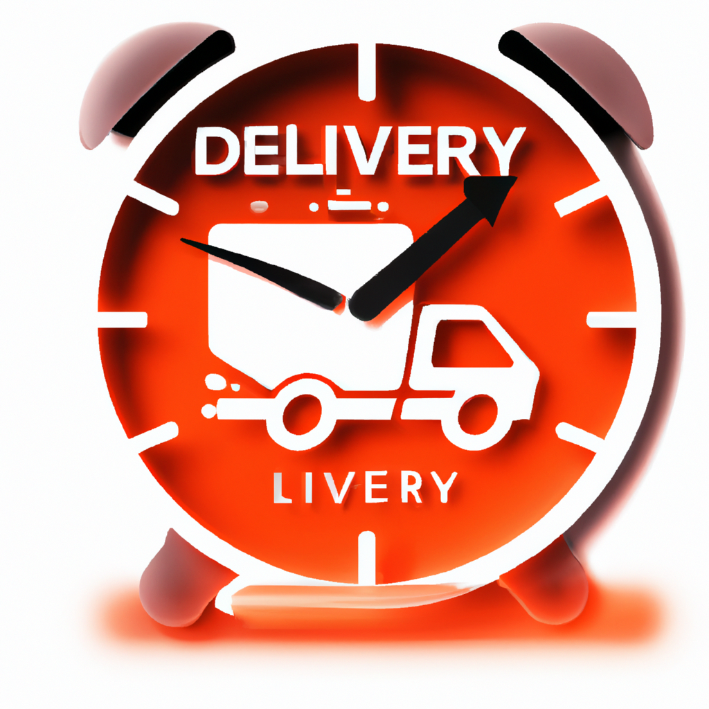 Ilustración de calendario y reloj para estimación de entrega