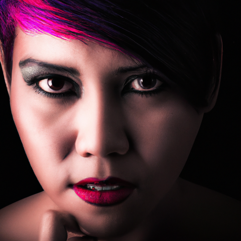 Retrato editorial con iluminación suave y recorte profesional